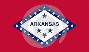 Arkansas US State Vector Illustration