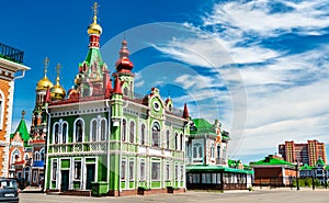 The Arkhangelsk Sloboda in Yoshkar-Ola, Russia photo