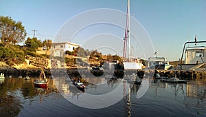 Arkoi island harbour