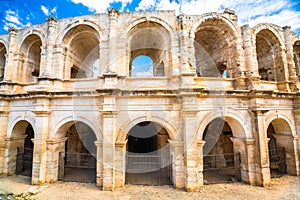 Arles Amphitheatre historic architecture view photo