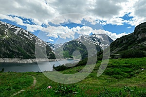 Arlhoehe - A high Alpine lake in Austria