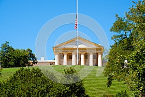 Arlington House at the Arlington National Cemetery in Virginia,