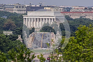 Arlington Memorial Bridge and Lincoln Memorial Building