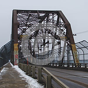 Arlington Street Bridge in Winnipeg, Manitoba, Canada