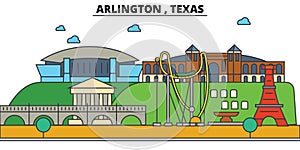 Arlington,Texas. City skyline architecture photo
