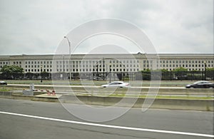 Arlington,Virginia,5th July: The Pentagon building from Arlington in Virginia USA