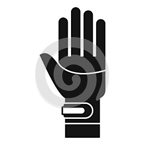 Arm bandage icon simple vector. Hand injury