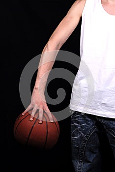 Arm and basketball