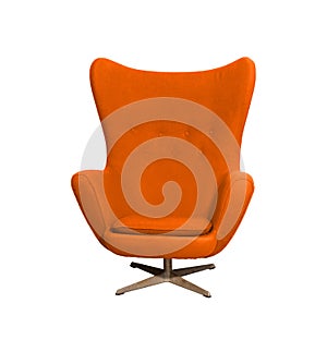 Arm chair color orange