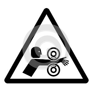 Arm Entangle Rollers Right Symbol Sign, Vector Illustration, Isolate On White Background Label .EPS10
