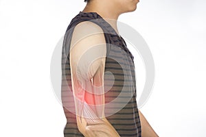 Arm muscle injury