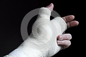 Arm In Plaster