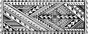 Arm tattoo ethnic polynesian stile