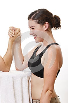 Arm wrestle photo