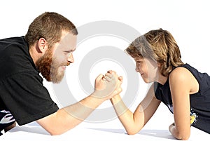 Arm wrestling