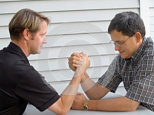 Arm wrestling