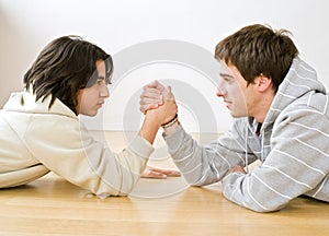 Arm wrestling