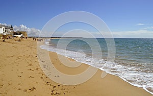 Armacao De Pera Beach in the Algarve