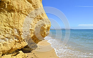 Armacao De Pera Beach on the Algarve coast