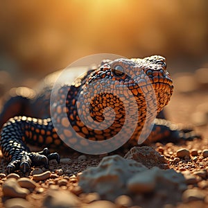 Armadillo Lizard on the Ground