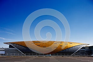 This armadillo structure is a Dubai Metro Station