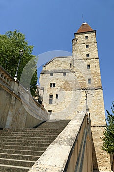 The Armagnac tower overlooking the city of Auch