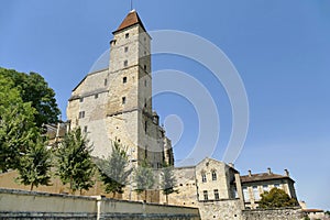 The Armagnac tower overlooking the city of Auch