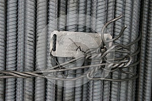 Armature tied up by a wire