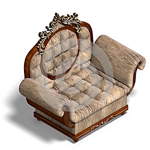 Armchair of louis xv.