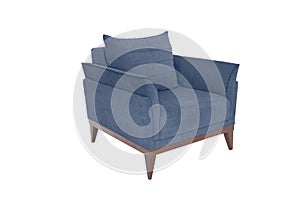 armchair. Modern designer chair on white background.