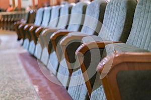 Armchair Theater. Classical theater seats deep