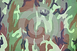 Armed force camouflage fabric texture background