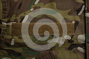 Armed force multicam camouflage fabric texture back