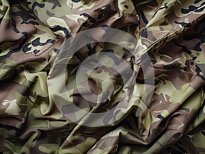 Armed force multicam camouflage fabric texture background