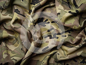 Armed force multicam camouflage fabric texture background