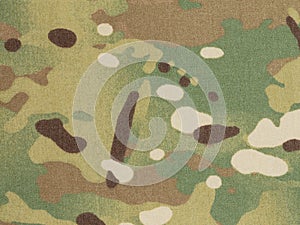 Armed force multicam camouflage fabric