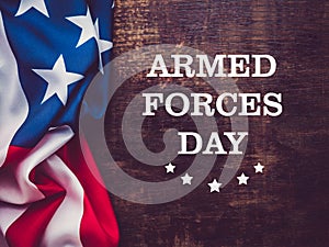 Armed Forces Day. Beautiful greeting card. National holiday photo