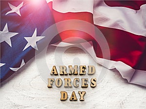 Armed Forces Day. Beautiful greeting card. National holiday photo