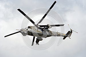 Armed gunship photo