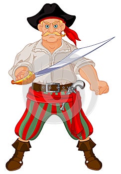 Armed pirate photo