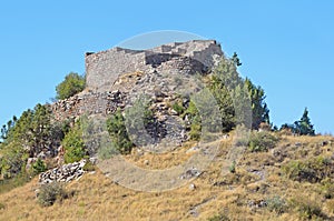 Armenia, fortress Smbataberd high in the mountains, 5th century, rebuilt in the 14th