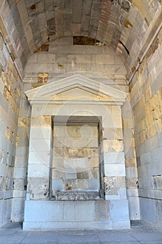 Armenia, the pagan temple of the Sun in Garni inside, I century