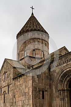 Armenia, Tatev, September 2022. Fragment of the Church of St. Gregory the Illuminator.