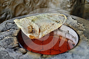 Armenian bread lavash photo