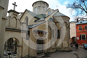 Armenian Cathedral of the Assumption of Mary in Lviv, Western Uk photo