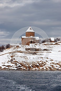 Armenian church at Akdamar Island, Van Lake, Turkey