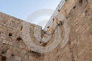 The Armenian Patriarchate  Street in the Armenian quarter of the old city of Jerusalem, Israel