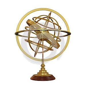 Armillary Sphere Isolated photo