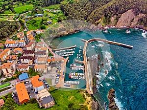 Armintza, fishing village of the Basque Country, Spain.