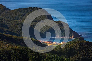 Armintza village in the Basque Country from Jata photo